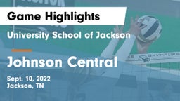 University School of Jackson vs Johnson Central Game Highlights - Sept. 10, 2022