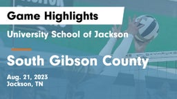 University School of Jackson vs South Gibson County  Game Highlights - Aug. 21, 2023