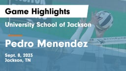 University School of Jackson vs Pedro Menendez Game Highlights - Sept. 8, 2023