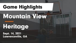 Mountain View  vs Heritage  Game Highlights - Sept. 14, 2021