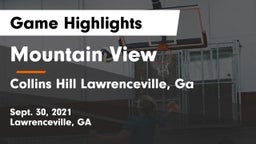 Mountain View  vs Collins Hill Lawrenceville, Ga Game Highlights - Sept. 30, 2021