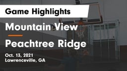 Mountain View  vs Peachtree Ridge  Game Highlights - Oct. 13, 2021