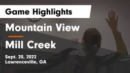 Mountain View  vs Mill Creek  Game Highlights - Sept. 20, 2022