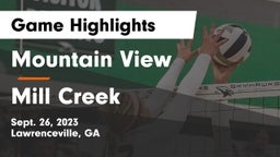Mountain View  vs Mill Creek  Game Highlights - Sept. 26, 2023