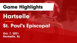 Hartselle  vs St. Paul's Episcopal  Game Highlights - Oct. 7, 2021