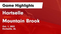 Hartselle  vs Mountain Brook  Game Highlights - Oct. 1, 2022