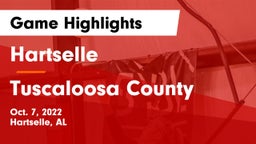 Hartselle  vs Tuscaloosa County  Game Highlights - Oct. 7, 2022