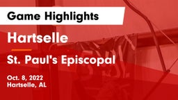 Hartselle  vs St. Paul's Episcopal  Game Highlights - Oct. 8, 2022