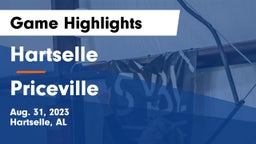 Hartselle  vs Priceville  Game Highlights - Aug. 31, 2023
