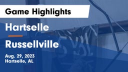 Hartselle  vs Russellville  Game Highlights - Aug. 29, 2023