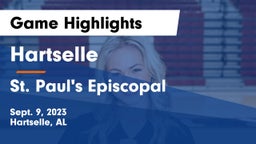 Hartselle  vs St. Paul's Episcopal  Game Highlights - Sept. 9, 2023