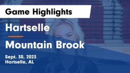 Hartselle  vs Mountain Brook  Game Highlights - Sept. 30, 2023