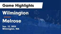 Wilmington  vs Melrose  Game Highlights - Jan. 12, 2024