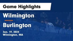 Wilmington  vs Burlington  Game Highlights - Jan. 19, 2024