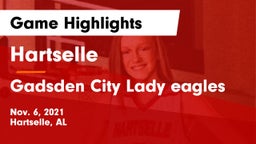Hartselle  vs Gadsden City Lady eagles Game Highlights - Nov. 6, 2021