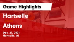 Hartselle  vs Athens  Game Highlights - Dec. 27, 2021