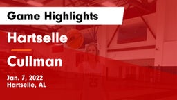 Hartselle  vs Cullman Game Highlights - Jan. 7, 2022