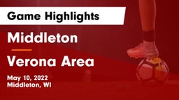 Middleton  vs Verona Area  Game Highlights - May 10, 2022