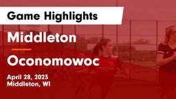 Middleton  vs Oconomowoc  Game Highlights - April 28, 2023