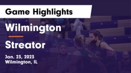 Wilmington  vs Streator  Game Highlights - Jan. 23, 2023