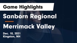 Sanborn Regional  vs Merrimack Valley  Game Highlights - Dec. 10, 2021