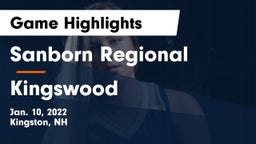 Sanborn Regional  vs Kingswood Game Highlights - Jan. 10, 2022