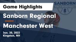 Sanborn Regional  vs Manchester West  Game Highlights - Jan. 20, 2022