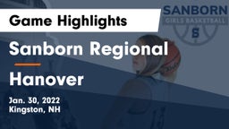 Sanborn Regional  vs Hanover Game Highlights - Jan. 30, 2022