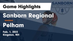 Sanborn Regional  vs Pelham Game Highlights - Feb. 1, 2022