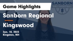 Sanborn Regional  vs Kingswood Game Highlights - Jan. 18, 2023