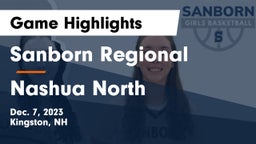 Sanborn Regional  vs Nashua North  Game Highlights - Dec. 7, 2023