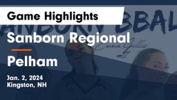 Sanborn Regional  vs Pelham Game Highlights - Jan. 2, 2024
