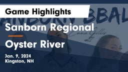 Sanborn Regional  vs Oyster River  Game Highlights - Jan. 9, 2024