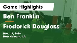 Ben Franklin  vs Frederick Douglass  Game Highlights - Nov. 19, 2020