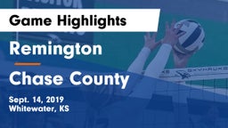 Remington  vs Chase County Game Highlights - Sept. 14, 2019