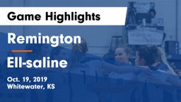 Remington  vs Ell-saline Game Highlights - Oct. 19, 2019