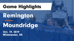 Remington  vs Moundridge Game Highlights - Oct. 19, 2019