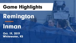 Remington  vs Inman Game Highlights - Oct. 19, 2019
