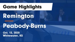 Remington  vs Peabody-Burns  Game Highlights - Oct. 13, 2020