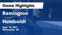 Remington  vs Humboldt Game Highlights - Sept. 18, 2021
