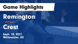 Remington  vs Crest Game Highlights - Sept. 18, 2021