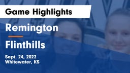 Remington  vs Flinthills Game Highlights - Sept. 24, 2022