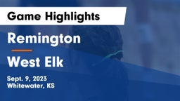 Remington  vs West Elk Game Highlights - Sept. 9, 2023