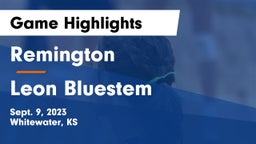 Remington  vs Leon Bluestem Game Highlights - Sept. 9, 2023