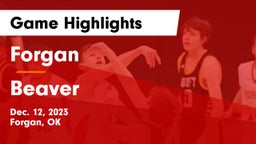 Forgan  vs Beaver  Game Highlights - Dec. 12, 2023