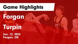 Forgan  vs Turpin  Game Highlights - Jan. 12, 2024