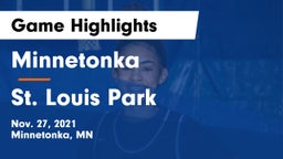 Minnetonka  vs St. Louis Park  Game Highlights - Nov. 27, 2021