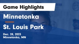 Minnetonka  vs St. Louis Park  Game Highlights - Dec. 28, 2023