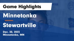Minnetonka  vs Stewartville  Game Highlights - Dec. 30, 2023