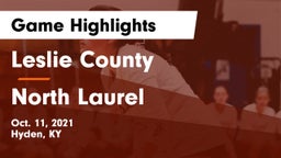 Leslie County  vs North Laurel  Game Highlights - Oct. 11, 2021